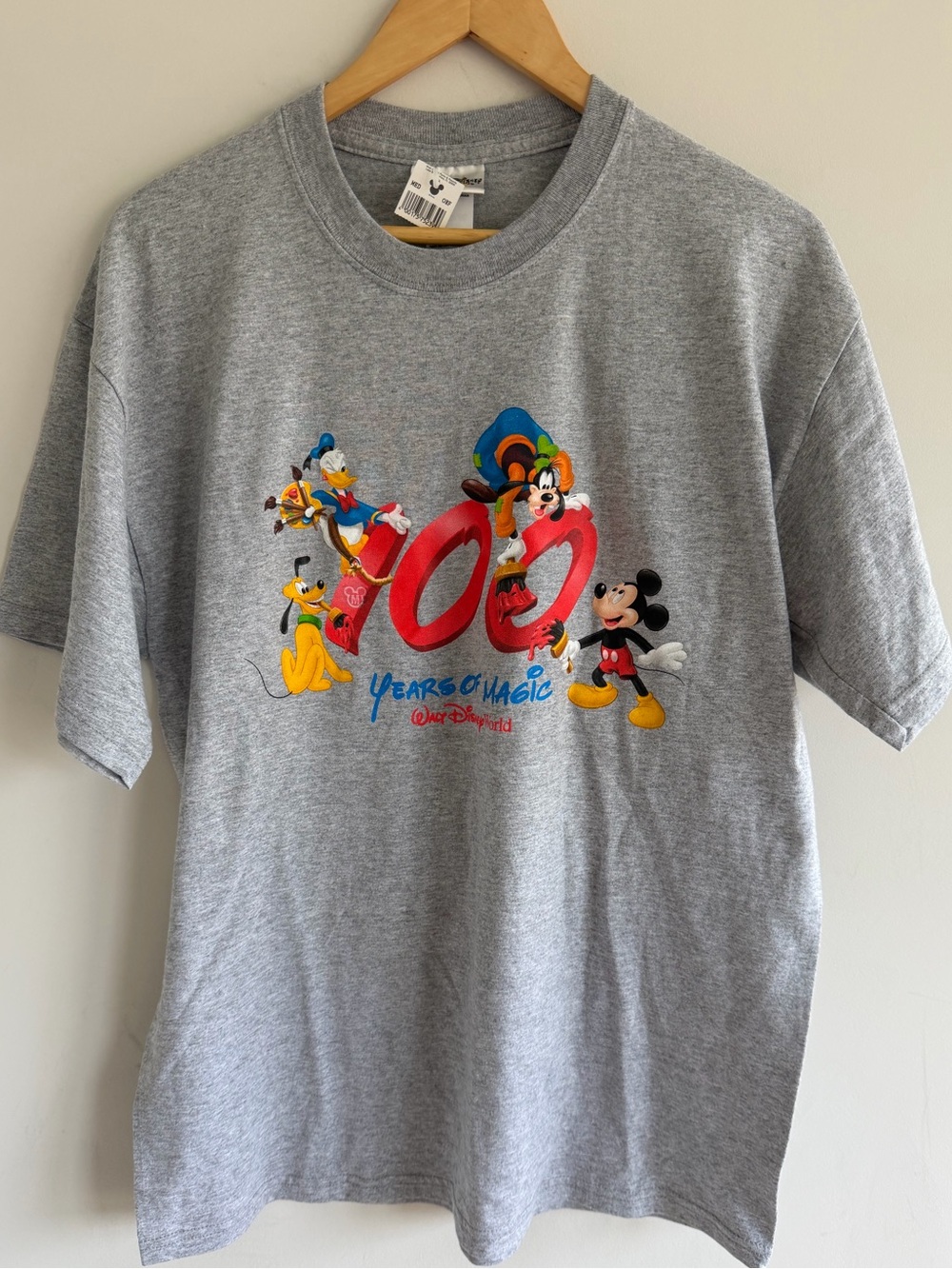 Vintage Y2K Disney 100 Years of Magic T Shirt NWT Deadstock Medium